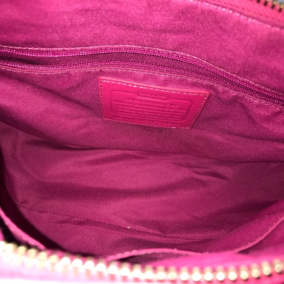 Coach Hot Pink Shoulder Bag - Picture 3 of 4